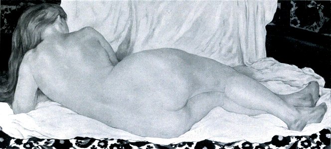 Emil Orlik - Nu féminin