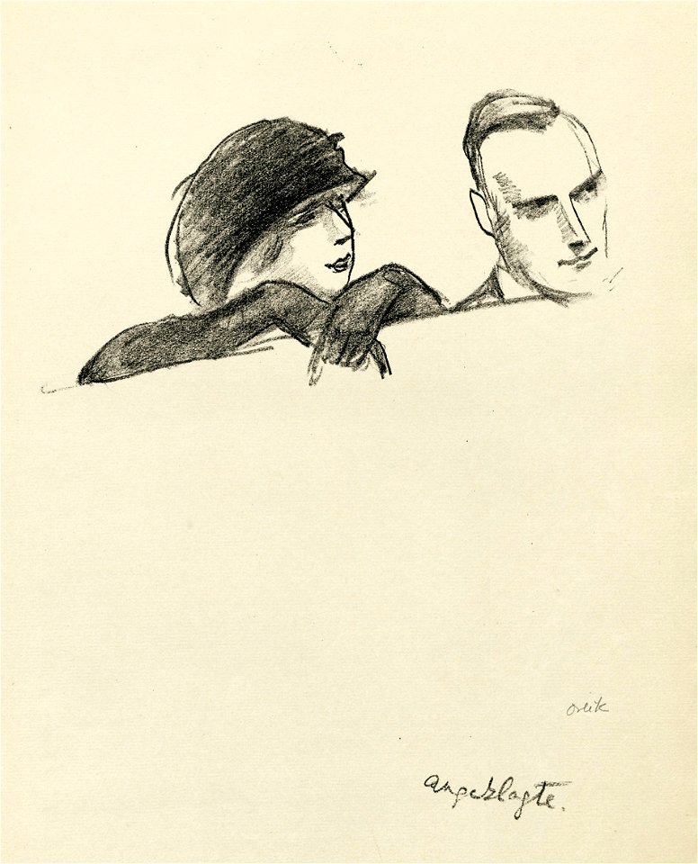 Emil Orlik Angeklagte (Reigen-Process)
