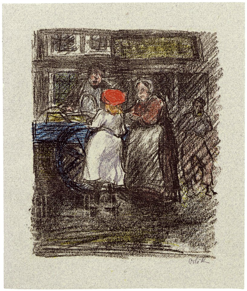 Emil Orlik Muschelverkäufer in Rotterdam