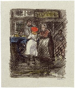 Emil Orlik Muschelverkäufer in Rotterdam