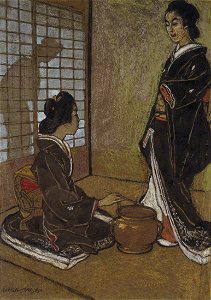 Emil Orlik Zwei Geishas
