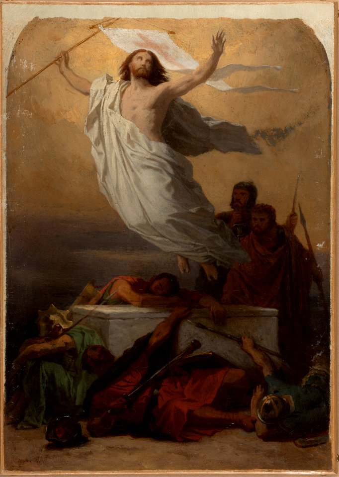 Emile Signol - Esquisse pour l'église Saint-Eustache , La Résurrection du Christ - PPP4792 - Musée des Beaux-Arts de la ville de Paris