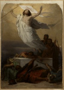Emile Signol - Esquisse pour l'église Saint-Eustache , La Résurrection du Christ - PPP4792 - Musée des Beaux-Arts de la ville de Paris