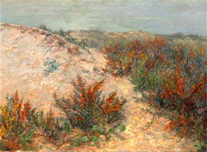 Emilie Mediz-Pelikan - Dünen mit Stranddorn bei Knokke - 7247 - Österreichische Galerie Belvedere