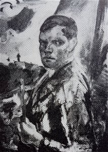 Emil Westman självporträtt 1929