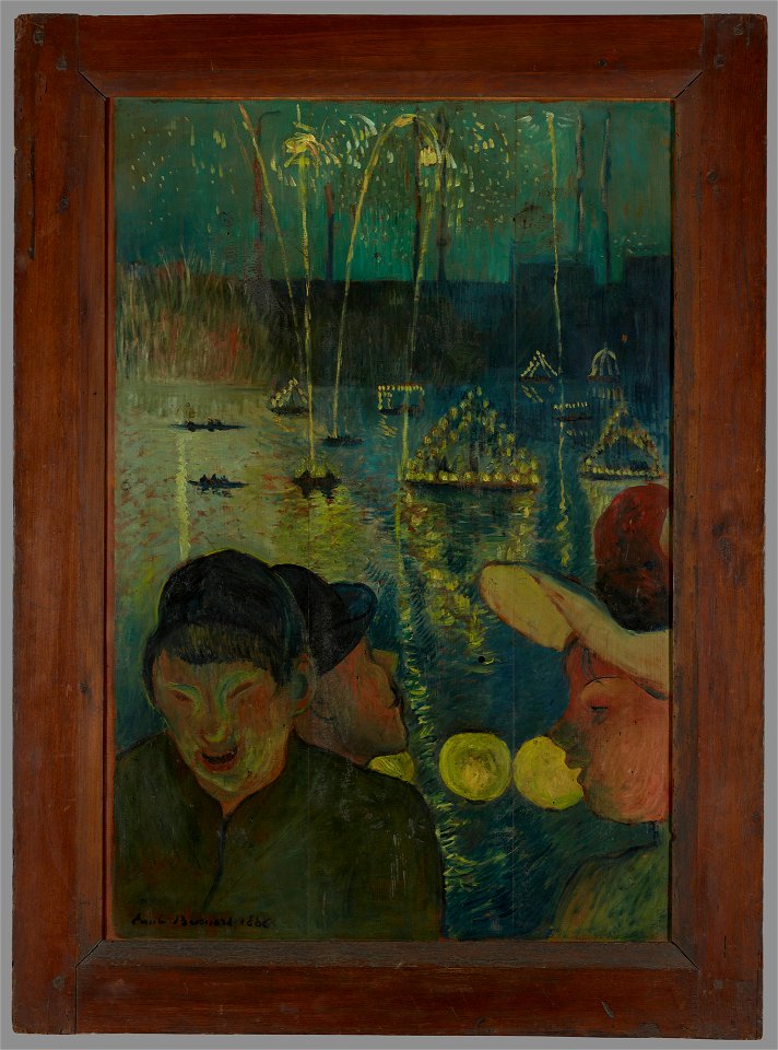 Emile Bernard - Night Festival - 1972.120.1 - Yale University Art Gallery