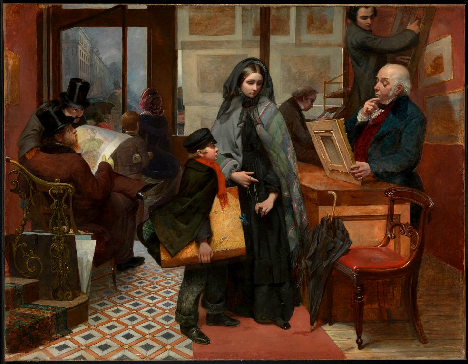 Emily Mary Osborn - Nameless and Friendless. The rich man's wealth is his strong city, etc. - Proverbs, x, 15 - Google Art Project