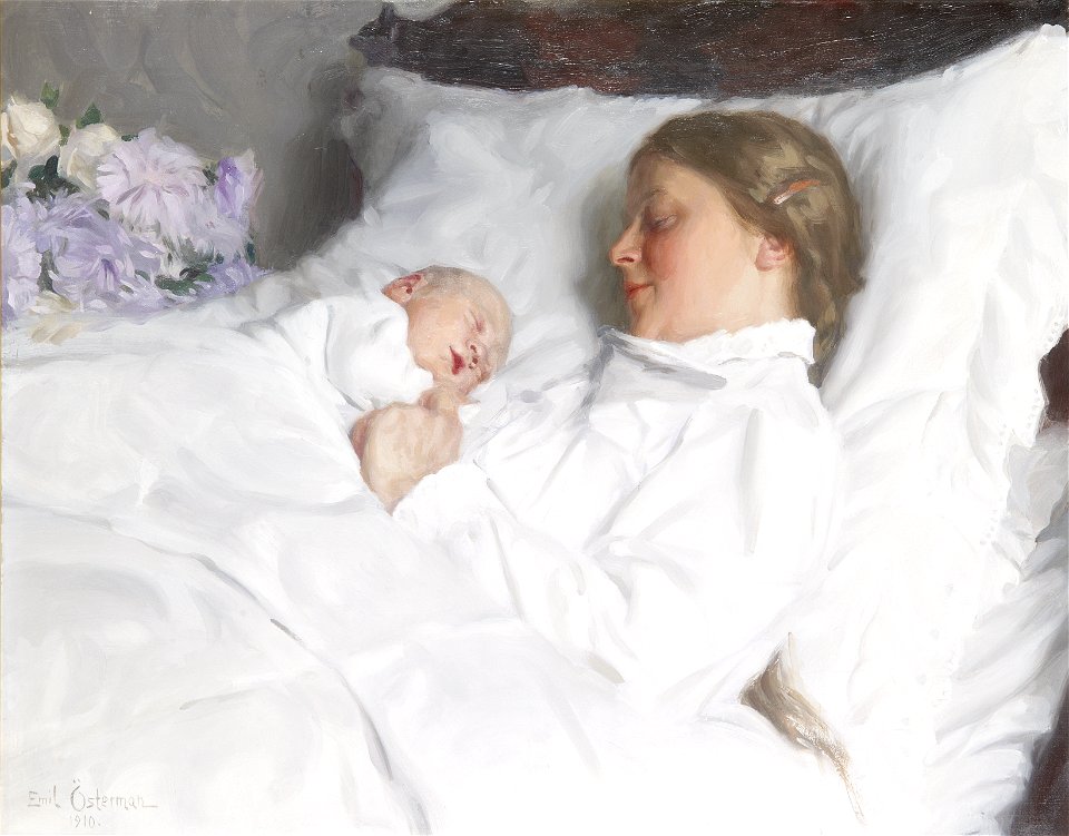Emil Österman - Mother and child