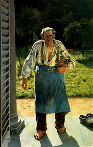 Emile Claus - The Old Gardener