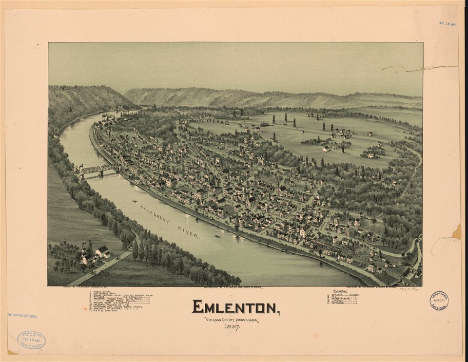 Emlenton, Venango County Pennsylvania, 1897 LCCN2003681817