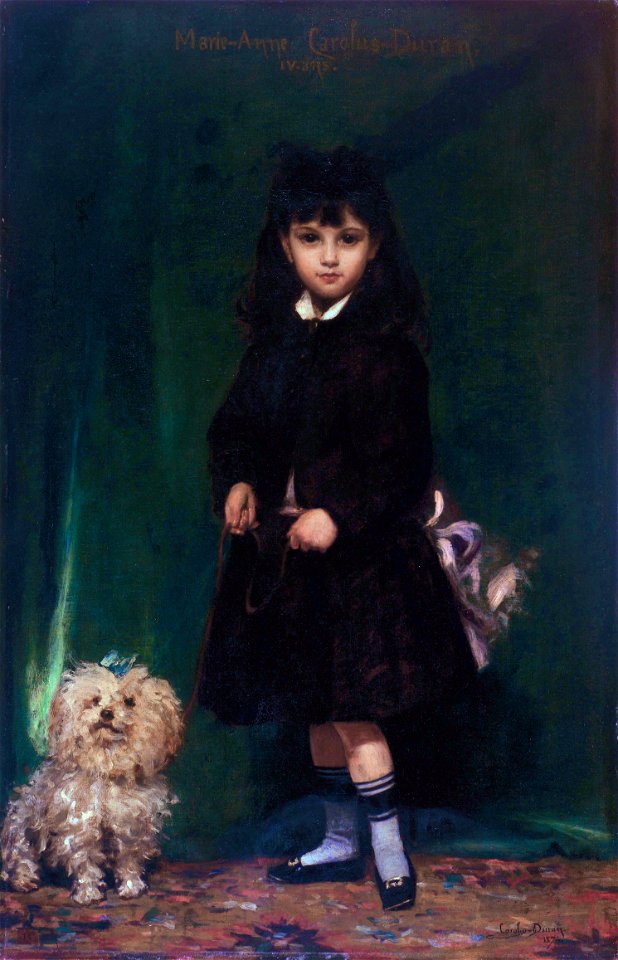 Emile Auguste Carolus-Duran - The Artist's Daughter, Marie-AnneFXD