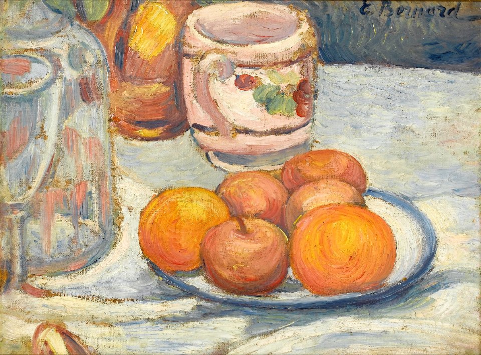 Emile Bernard Nature morte aux pommes