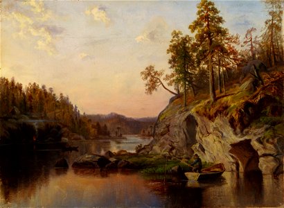 Emma Gyldén-von Schantz - Maisema Hämeestä - A I 148 - Finnish National Gallery