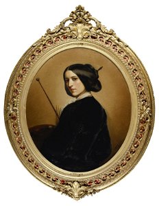 Emma Gaggiotti Richards (1825-1912) - A Self-Portrait - RCIN 408920 - Royal Collection