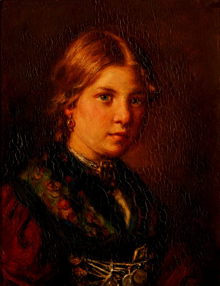 Emma Müller Edle von Seehof Mädchen in Tracht