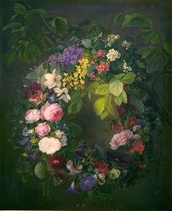 Emma Thomsen - En blomsterkrans - KMS728 - Statens Museum for Kunst