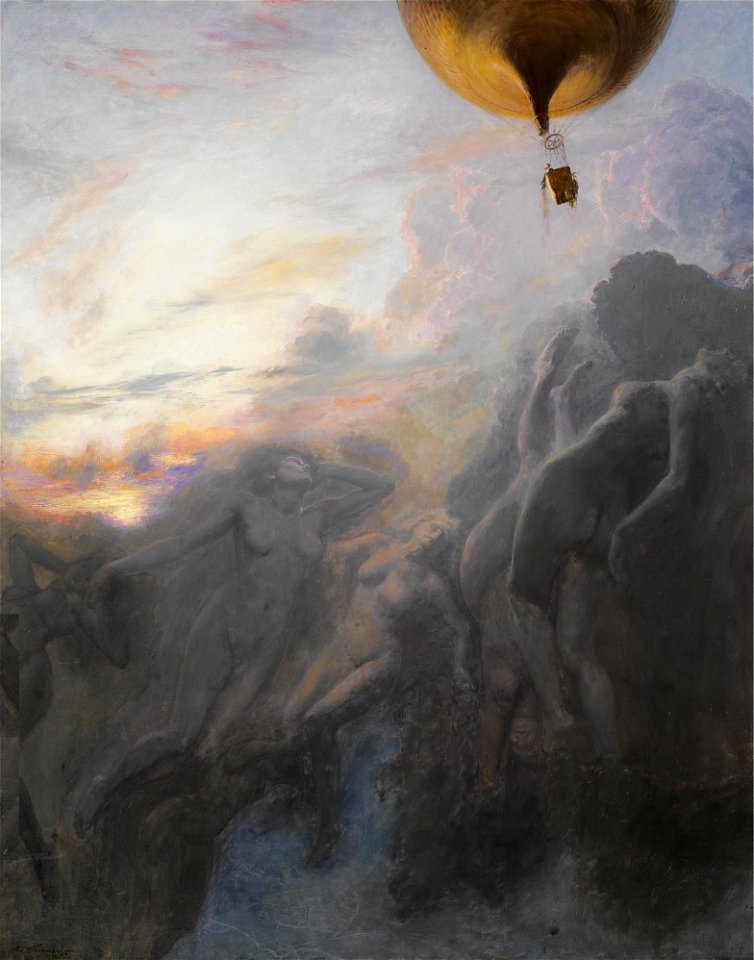Emile Friant Voyage a l'Infini 1899