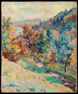 Emmanuel de La Villéon - Vallée de Calamine. Automne - PPP3617 - Musée des Beaux-Arts de la ville de Paris