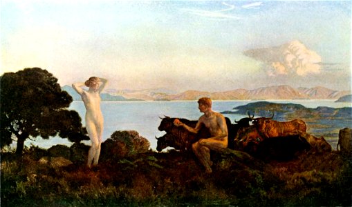 Emile-Rene Menard - Le jugement de Paris