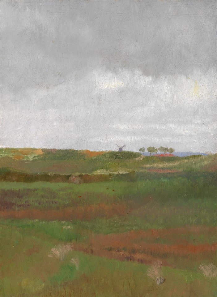 Emilie Mediz-Pelikan Dünenlandschaft am Abend 1890