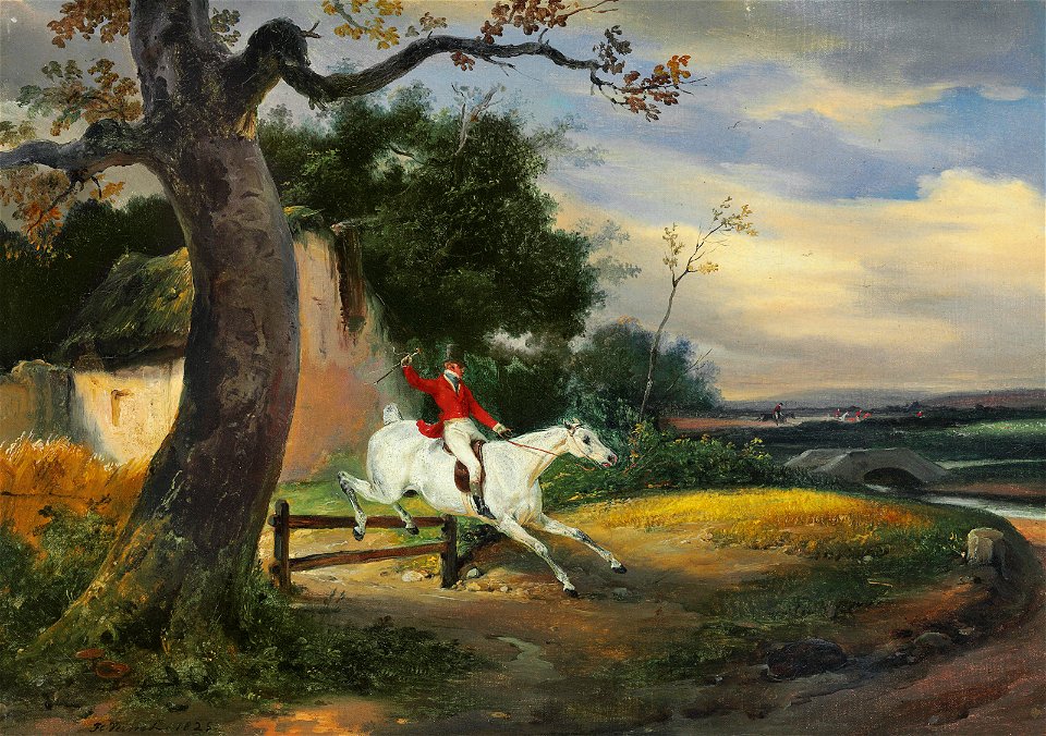 Emile-jean-horace vernet over the fence110100)