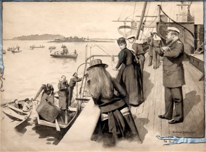 Emperors journey in the archipelago of the Gulf of Finland
