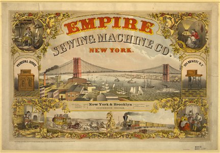 Empire Sewing Machine Co., New York - Henry Seibert & Bros., general lithographers and power press printers, N.Y. LCCN99402421