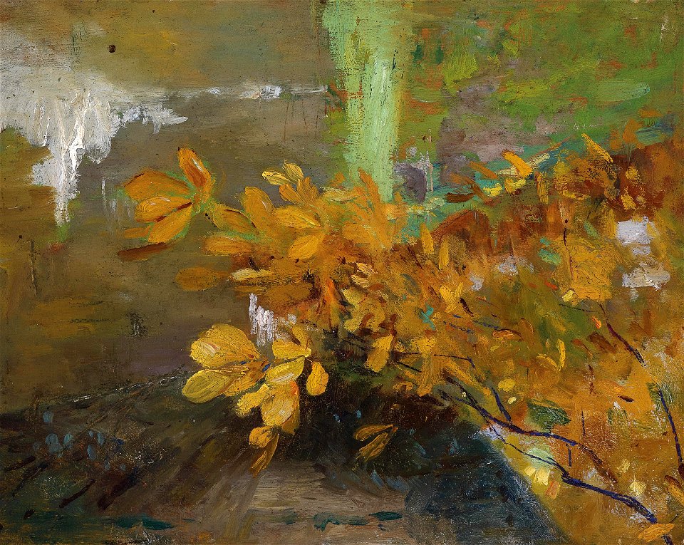 Emilie Mediz-Pelikan An der Parkmauer