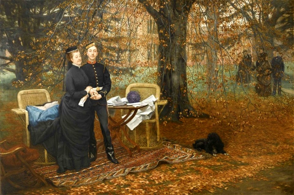 Empress Eugenie and her only child