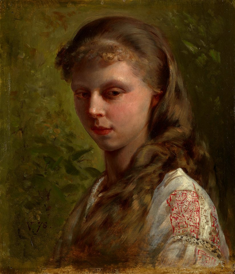 Empress Friedrich, consort of Friedrich III, Emperor of Germany ^ King of Prussia (1840-1901) - Princess Victoria of Prussia (1866-1929) when a child - RCIN 406220 - Royal Collection