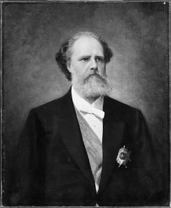 Emma Ekwall - Johan Gustaf Nils Samuel Åkerhielm, 1833-1900, friherre, statsminister, gift med grevinnan Ebba Aurora Ulrika Gyldenstolpe - NMGrh 4043 - Nationalmuseum