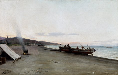 Emilio Ocón y Rivas Preparing for the Catch