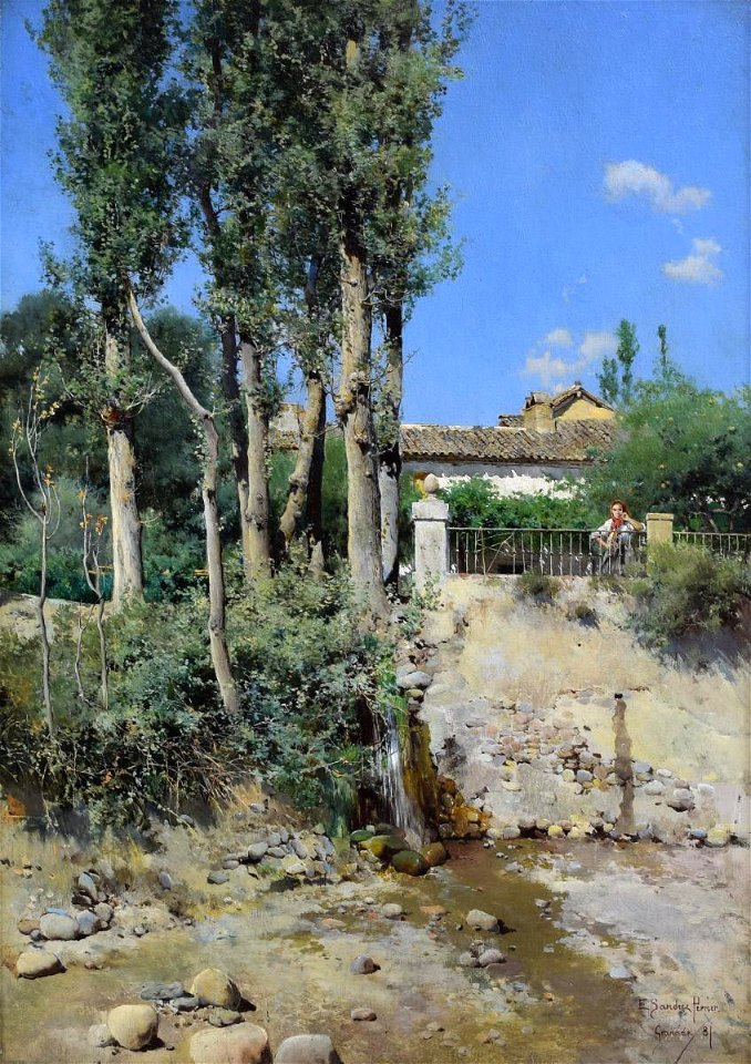 Emilio Sanchez-Perrier - Spanish Landscape - 1925.166.1 - Reading Public Museum