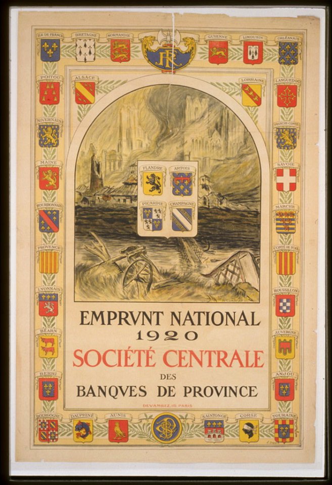 Emprunt National 1920. Société Centrale des Banques de Province LCCN99613520
