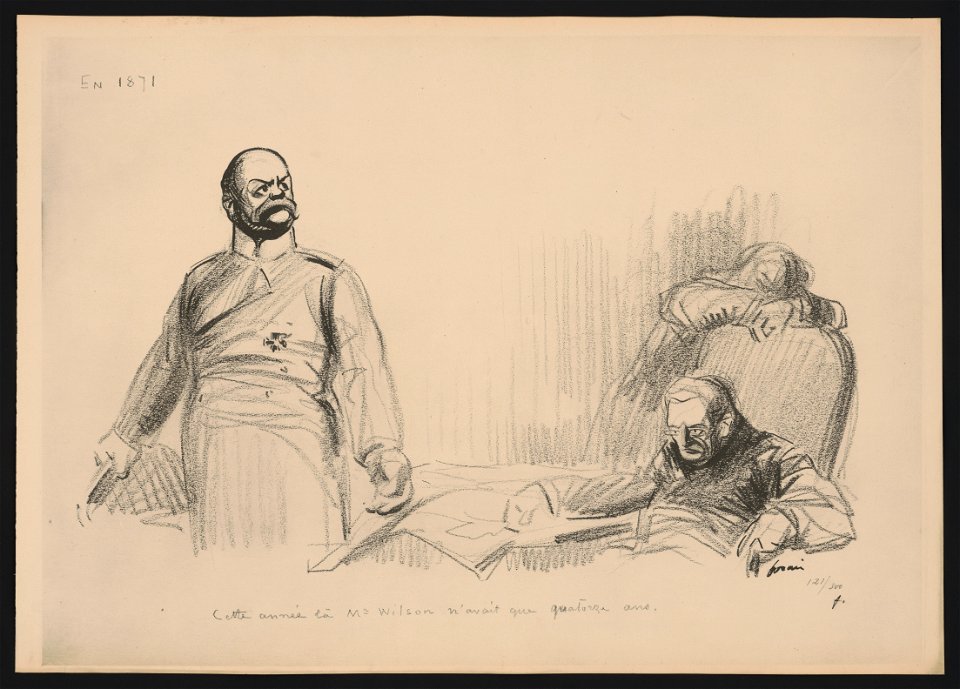 En 1871. Cette annee la Mr. Wilson n'avait que quatorze ans LCCN2015648504