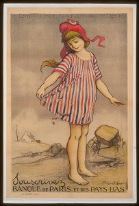 Emprunt National 1920. Souscrivez. Banque de Paris et des Pays-Bas LCCN99613704
