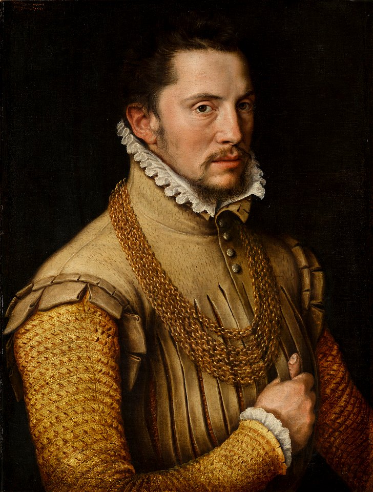 En atelier Anthonis Mor van Dashorst - Portrait of a Man - 559 - Mauritshuis