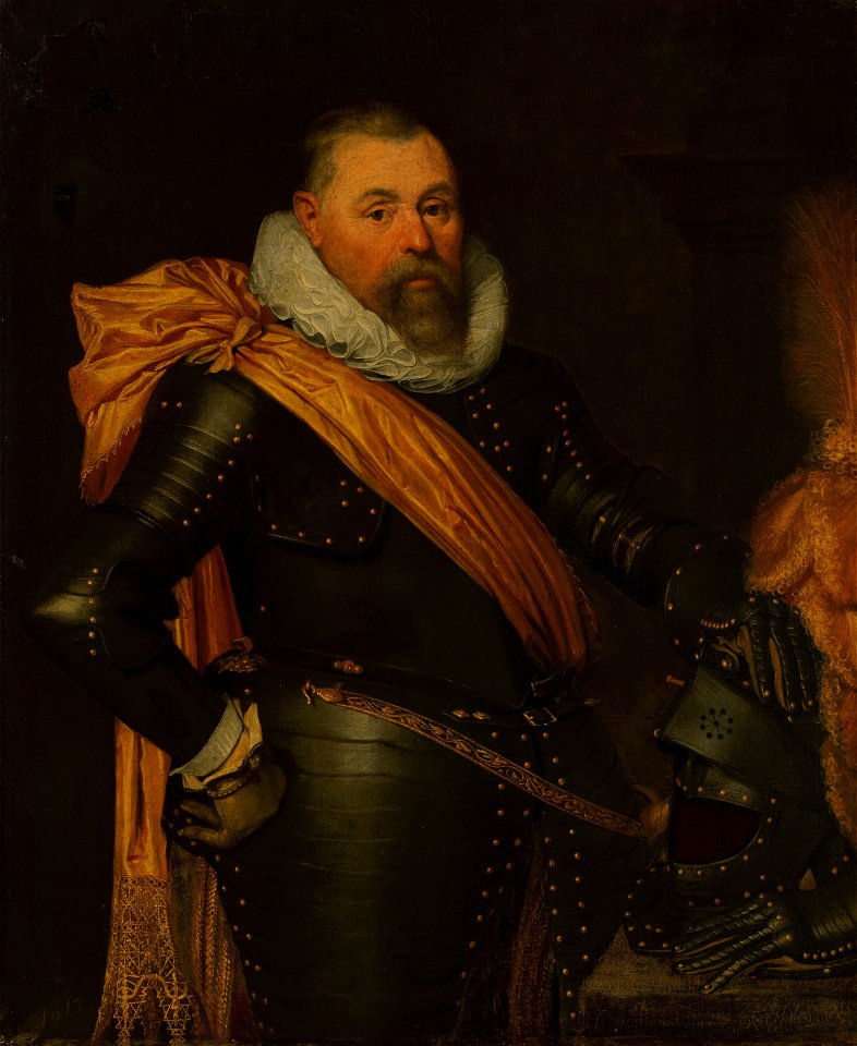 En atelier Jan Anthonisz van Ravesteyn - Portrait of an Officer - 424 - Mauritshuis