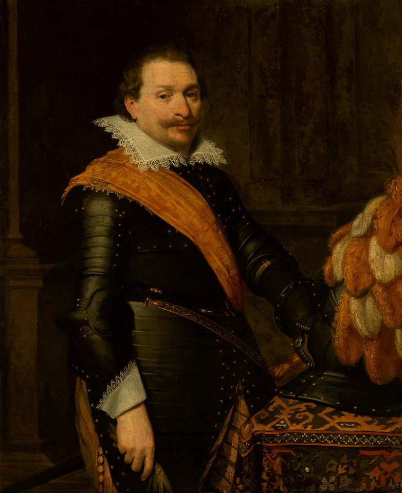 En atelier Jan Anthonisz van Ravesteyn - Portrait of an Officer - 455 - Mauritshuis