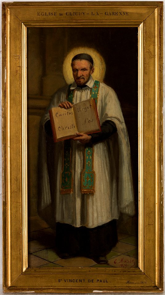 Emmanuel Auguste Masse - Esquisse pour l'église de Clichy , Saint Vincent de Paul - PPP4737 - Musée des Beaux-Arts de la ville de Paris