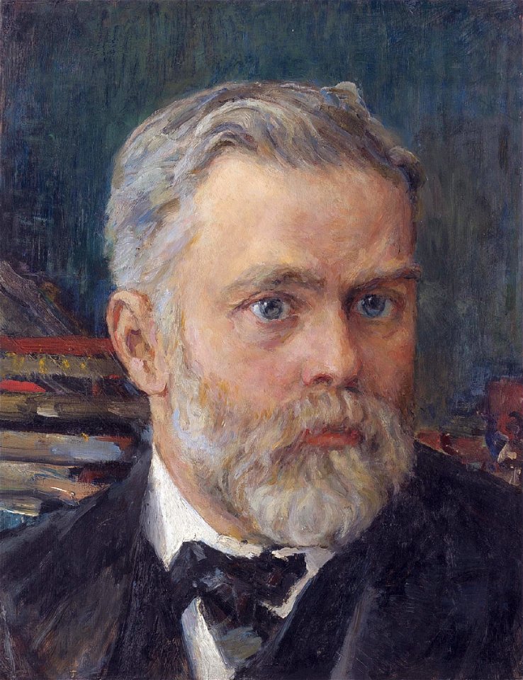 Emmanuel Nobel by Valentin Alexandrovich Serov