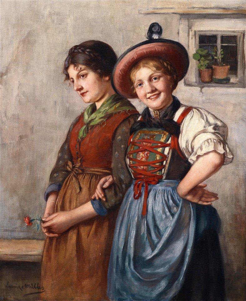 Emma Müller von Seehof Zwei Dirndln