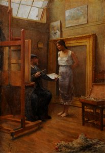 En el taller - Eduardo Sívori