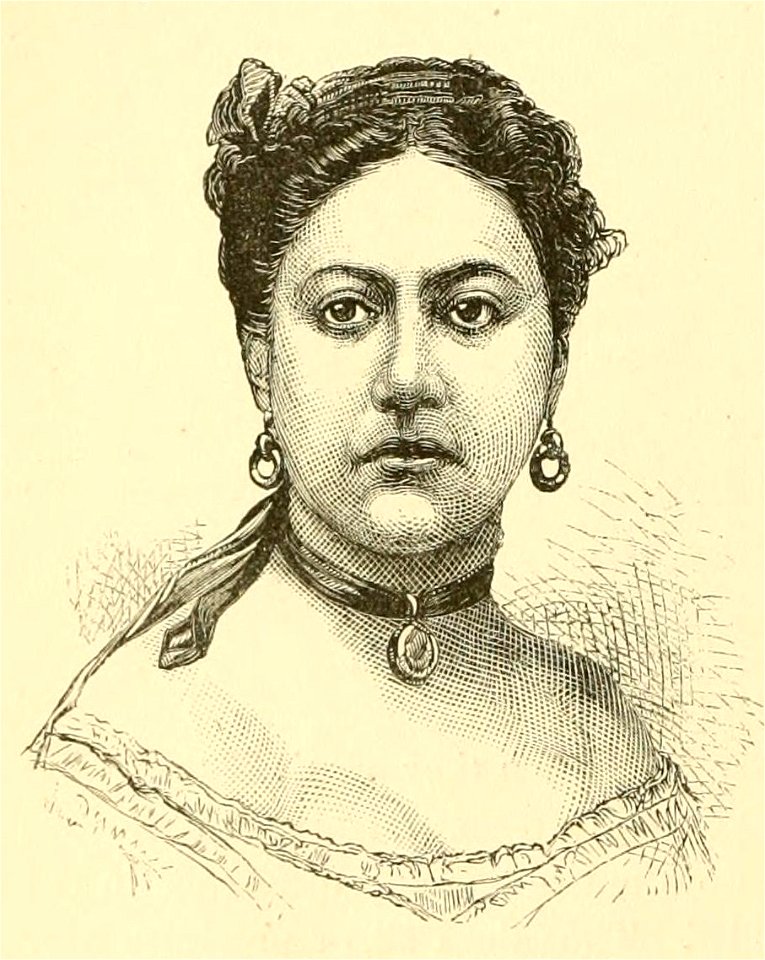 Emma, Queen of Kamehameha IV, published in Northern California, Oregon, and the Sandwich Islands (1874)