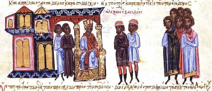 Emperor Alexander receives the Bulgarian envoys