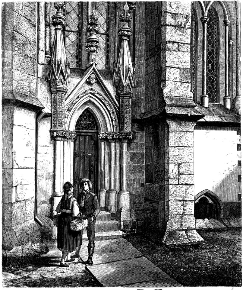 En portal til choret i Stavangers domkirke