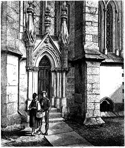 En portal til choret i Stavangers domkirke