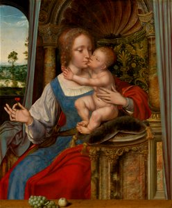 En-of atelier Quinten Massys - Madonna and Child - 842 - Rijksmuseum