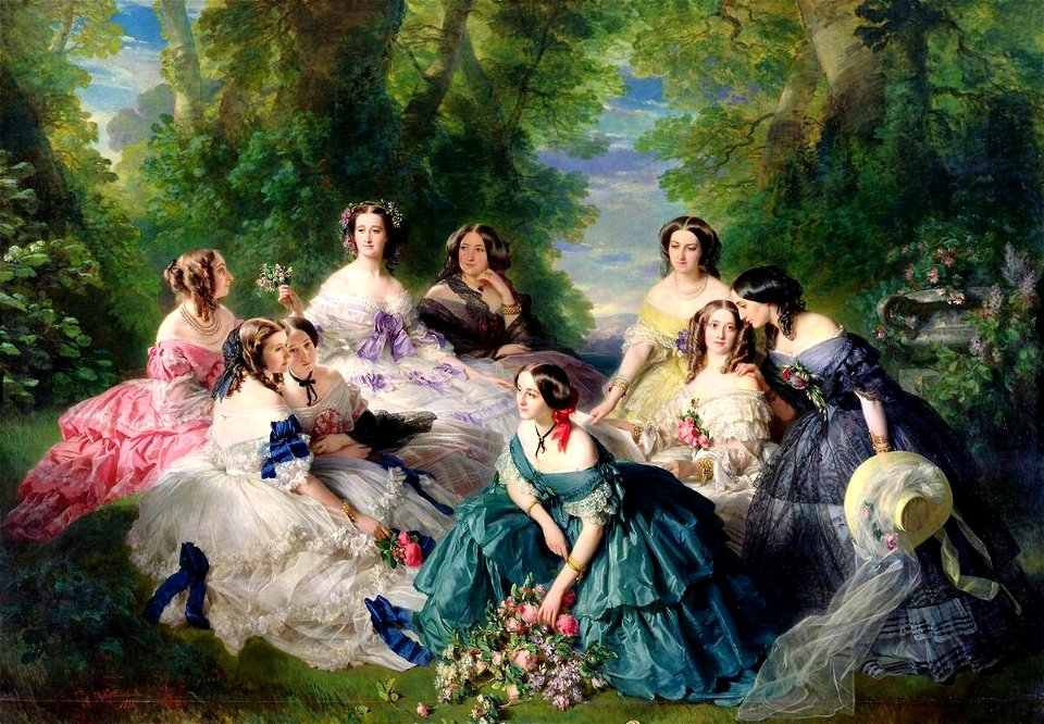 Empress Eugenie Ladies in Waiting Winterhalter