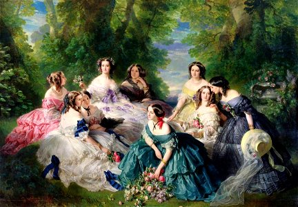 Empress Eugenie Ladies in Waiting Winterhalter